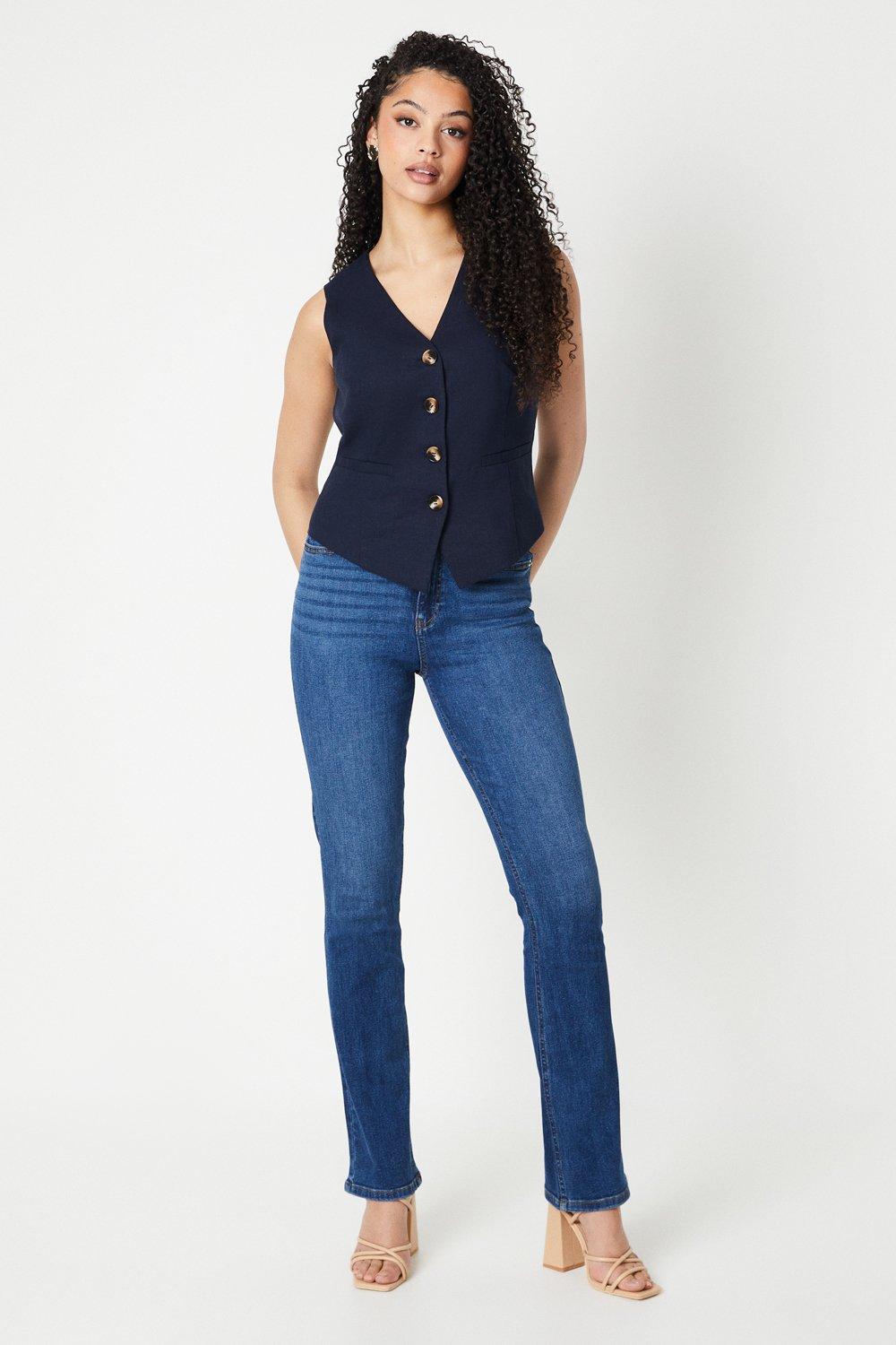 Womens Tall Comfort Stretch Bootcut Jeans